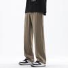 Mingge | Summer new ice silk quick-drying small pants men's loose drape straight light business casual pants