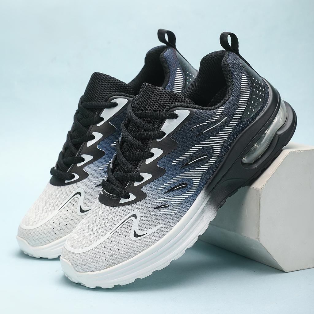 Sneaker Kadın Yürüyüş Ayakkabısı Kadın Modası Hava Yastıklı File Nefes Alabilir Tenis Spor Ayakkabısı