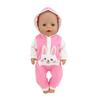 2023 Mono de Moda para Muñeca, Ajuste para Muñeco Bebé de 43 cm, Muñeco Bebé Reborn de 17 Pulgadas, Ropa