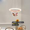 Children's Room Pendant Lights Nordic Warm And Romantic Girl Bedroom Princess Room Led Butterfly Chandelier Luxury Ins Lamps