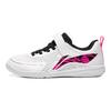Li Ning Table Tennis Series Mesh Qilin 3.0 Velcro Design Training Shoes Kids sneakers White Black Fluorescent-Pink APPV019-9
