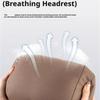 Soft Fluffy Car Neck Pillow Leather Head Pillow Ergonomic Car Seat Headrest Pillow  Car Interior