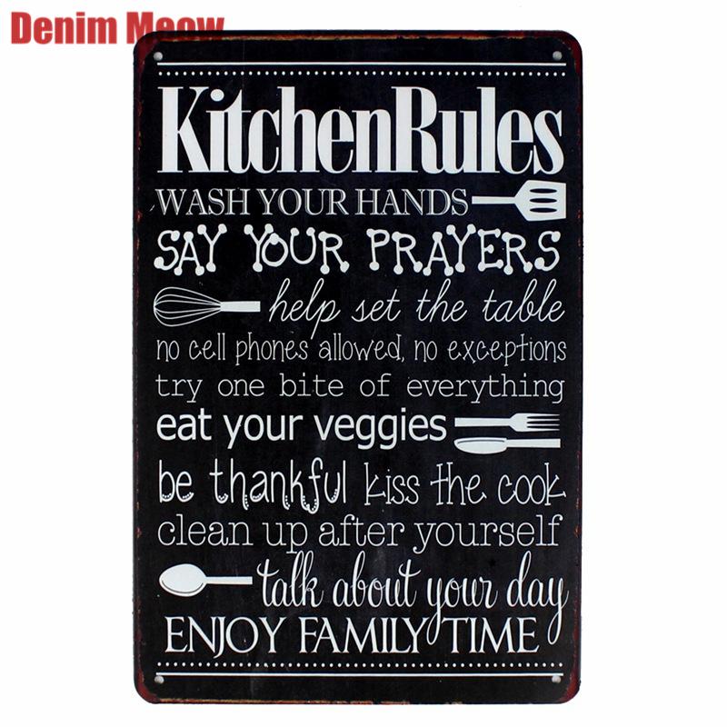 NO SMOKING Vintage Metal Tin Sign TIKI Bar Art Posters Wall Stickers for Club Home Decor Warning Sign Decorative Plate Gift N167