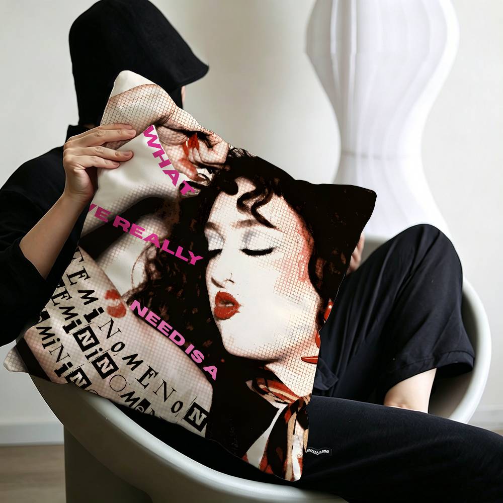 C-Chappell-Roan Bold-Glamorous 45*45cm Cushion Cover Pillow Cover Decor Pillowcase Home Pillowcase for Couch Pillow