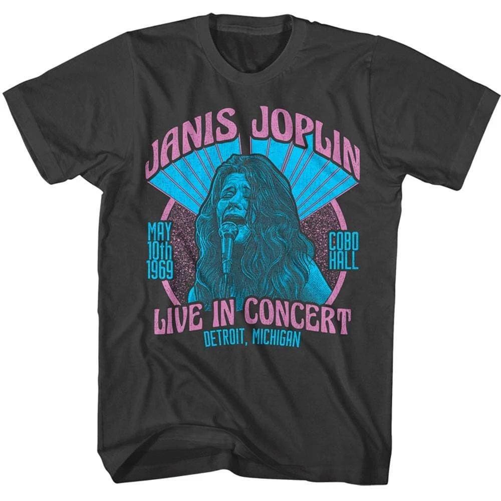 Janis Joplin Cobo Hall Detroit Men s T Shirt XL