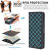 For Samsung Galaxy A05s 4G/M14 4G Case Wallet RFID Blocking Phone Leather Cover with Strap