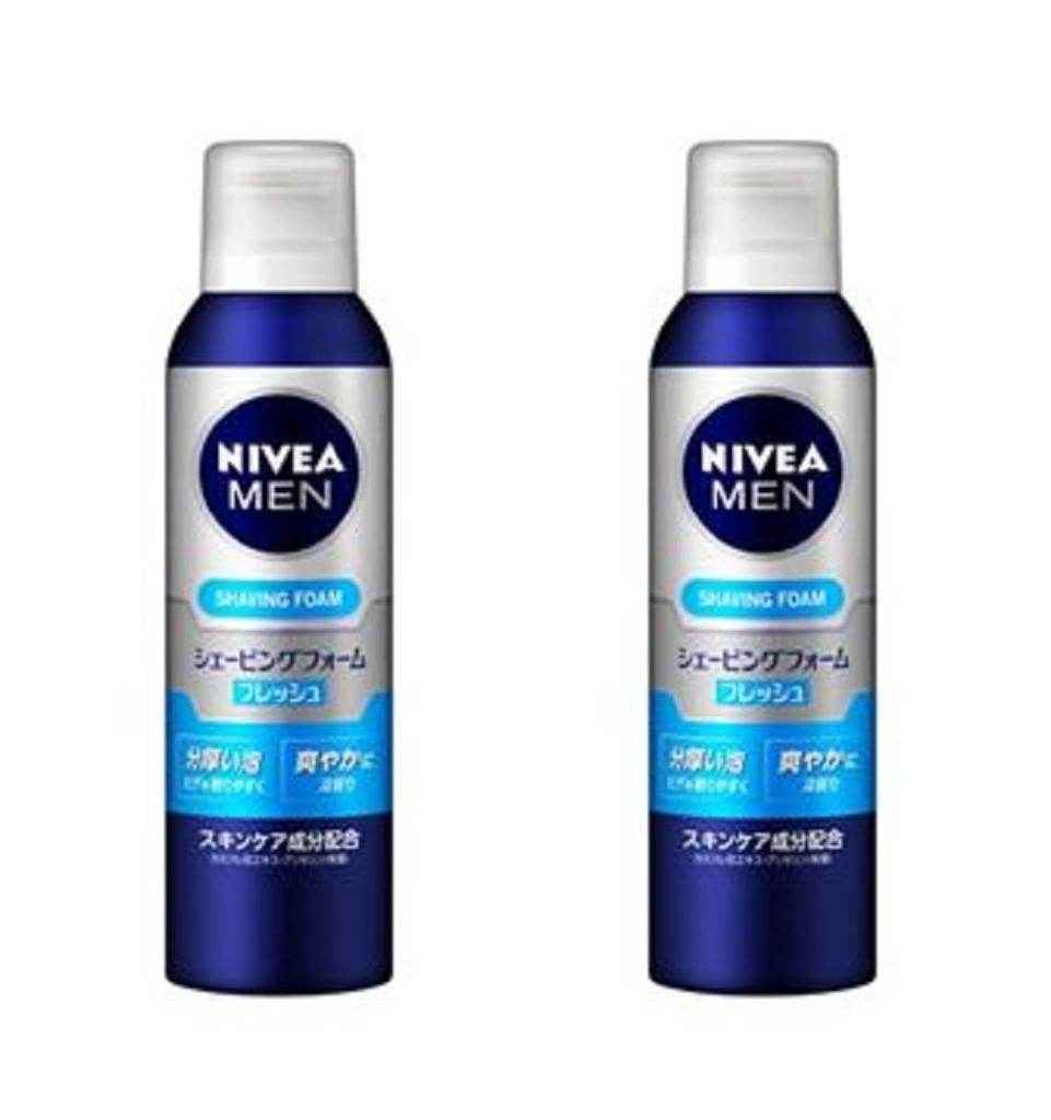 Of Nivea Men Shaving Foam Fresh 195g [Set 2]