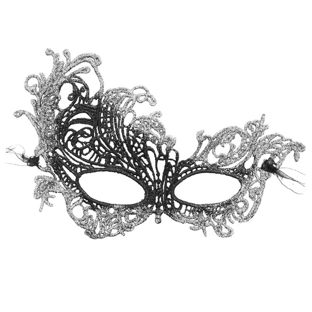 Maskenball Maske Spitze Ausgeschnitten Augenmaske Spitze Halbgesichtsmaske Kostüm für Party Halloween Maskenball