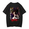 Japan Anime Demon Slayer Graphic Print T-shirt Men Women Loose Casual Oversized Cotton Comfortable Soft Top Streetwear Harajuku Fashion Summer New Tee