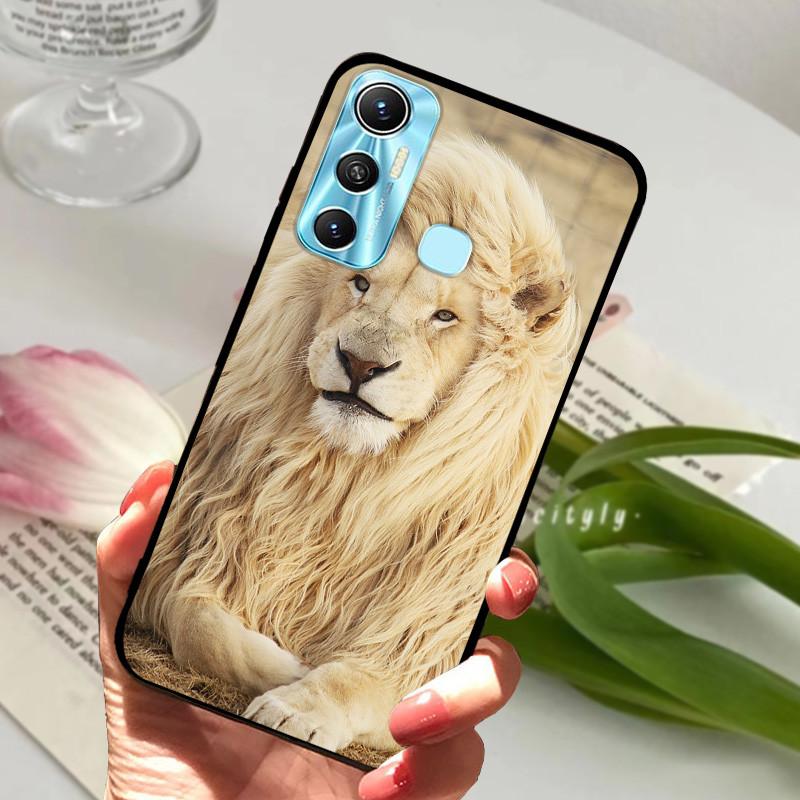 Für Infinix Hot 11 Hülle Coole Mode Wolf Hülle Weiche Silikon Handyhülle Für Infinix Hot 11 Hot11 X662 X662B X689F Hülle Bumper