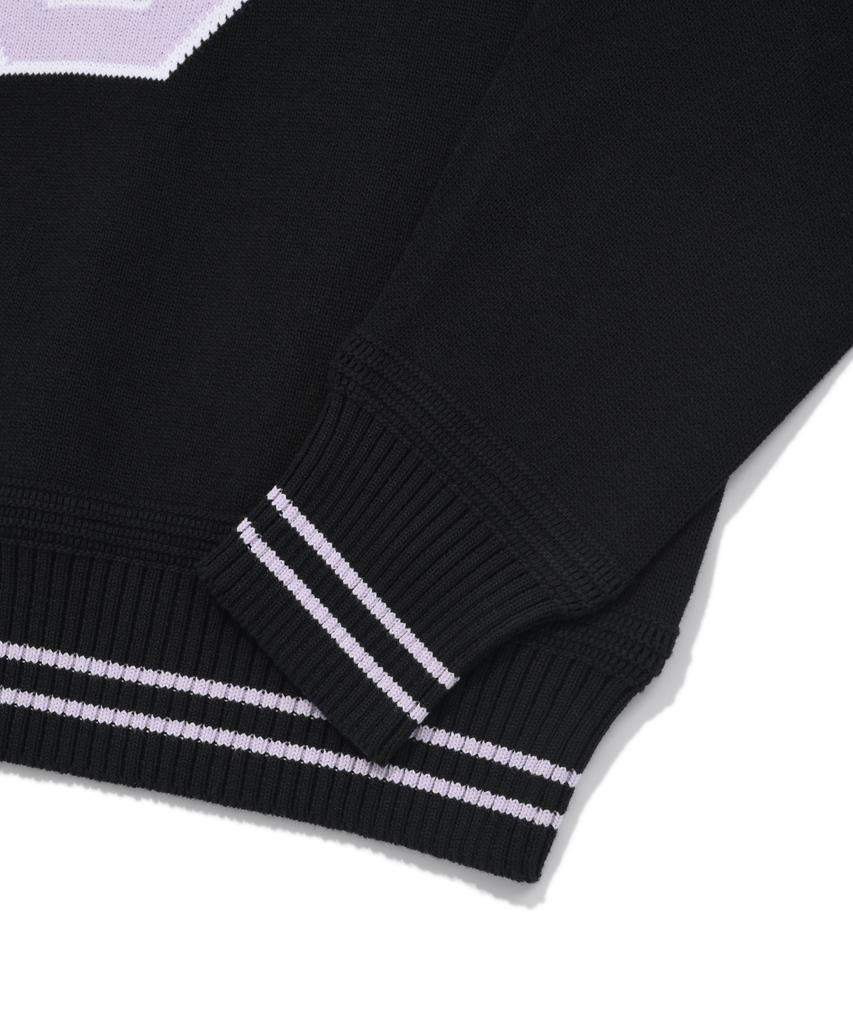 COVERNAT C Logo Crew Neck Knit Black