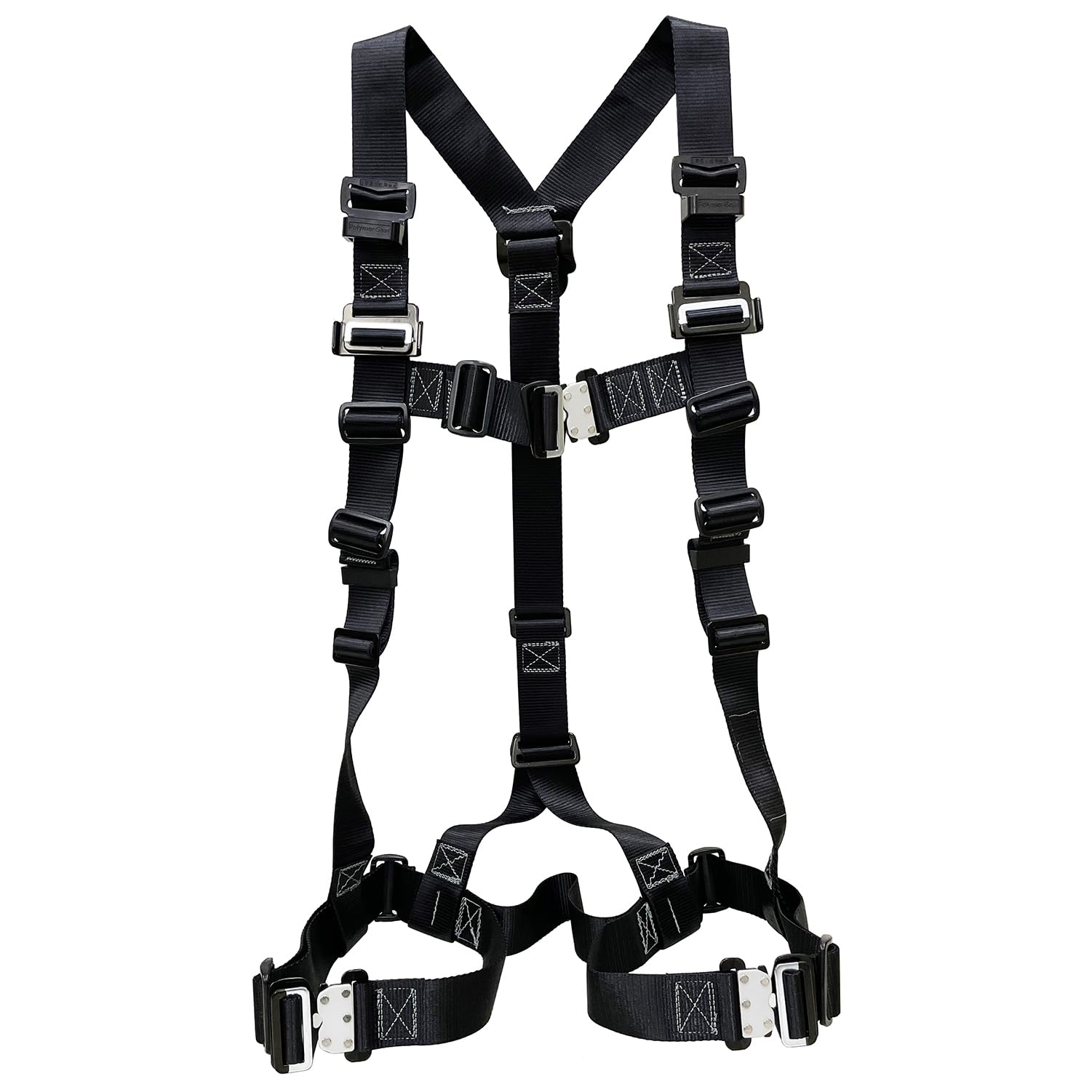 

Fall Prevention Equipment Harness Type Safety Belt L Size Detachable Full Harness Craftsman Specification Black [Polymer Gear] 3PHNW-BL-L One-Touch чорний