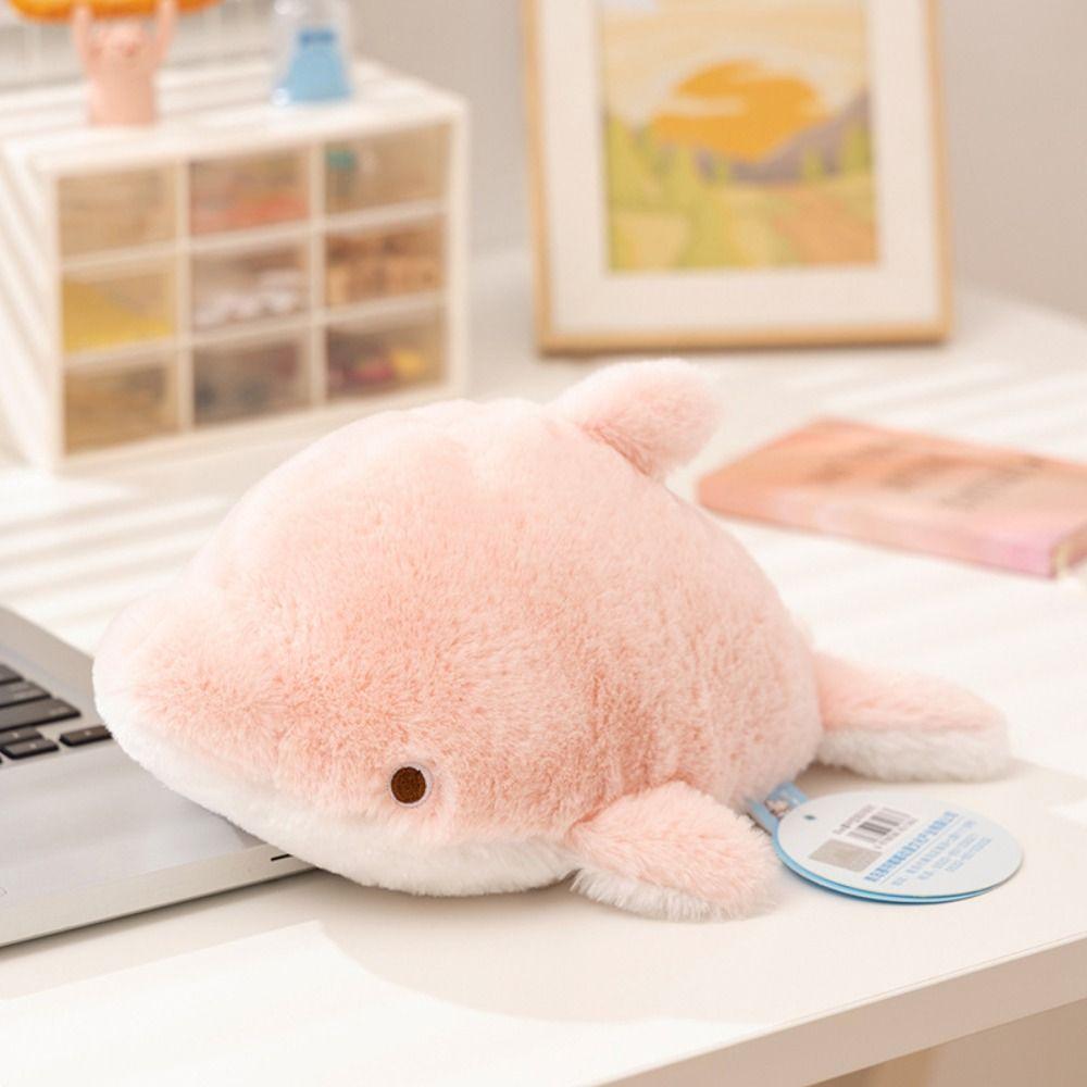 Simulation Sea Stuffed Plush Doll Fluffy Whale Plush Toy Animals Shark Toys  Birthday Gift