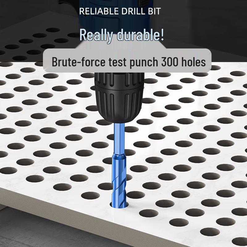 Blue Victory Super Hard Angled Tile and Concrete Drill Bit Set