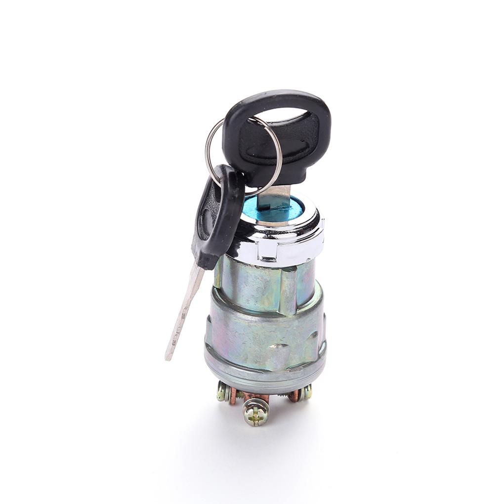 12V 4 Position Steel Engine Ignition Start Switch With 2 Keys for Car Motorcycle Tractor For klift Truck Scooter ATVs Universal