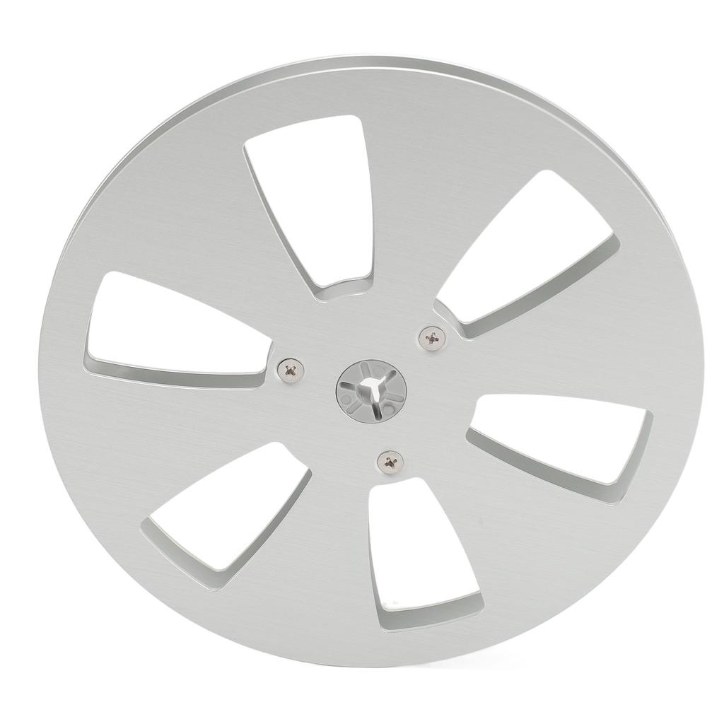 14 7 Inch Empty Tape Reel 6 Hole Aluminum Alloy Opening Reel Sound Takeup Reel for Reel To Reel