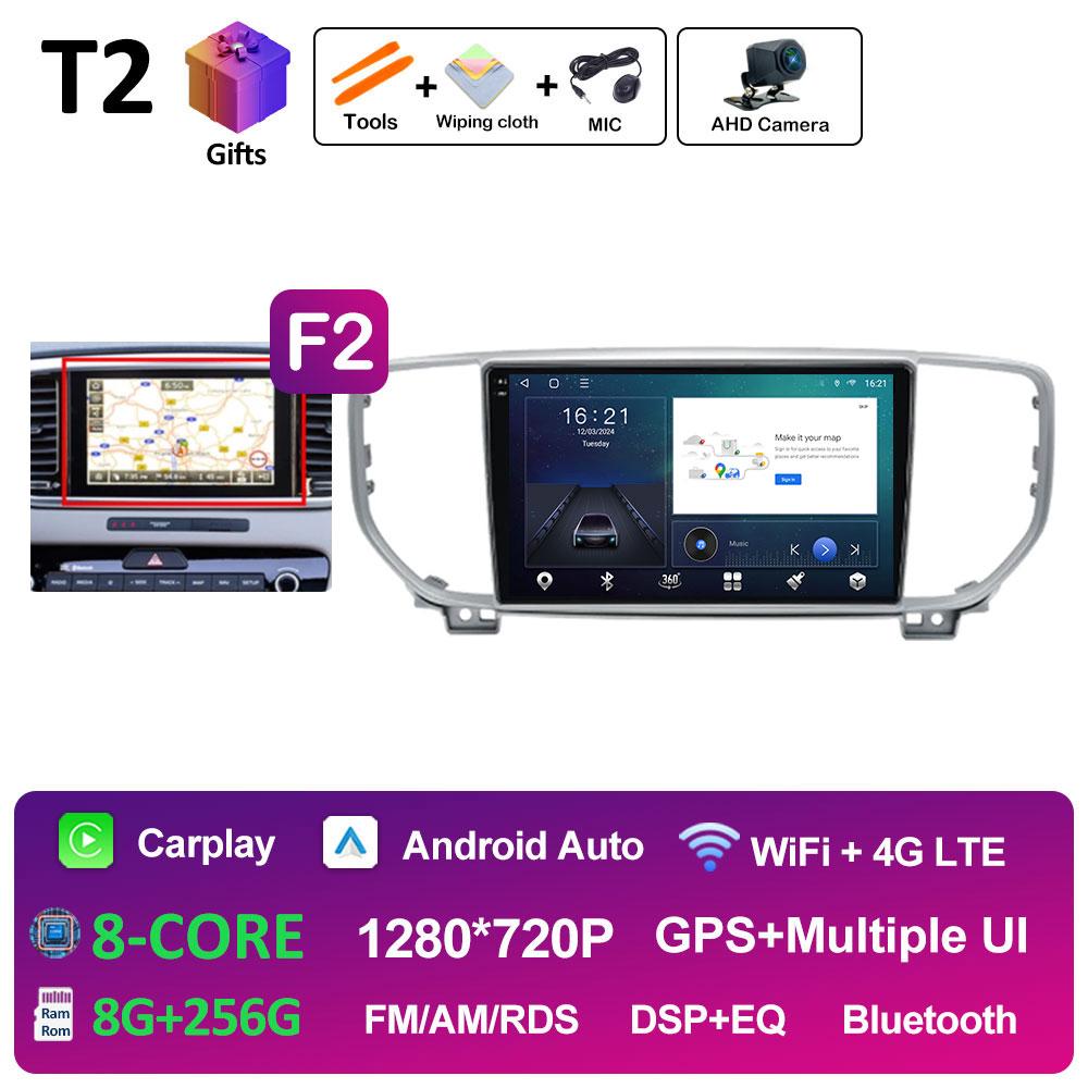 Intelligent System DSP Stereo For KIA Sportage 4 QL 2019 2020 2021 Multimedia Player Navigation GPS Cooling Fan WIFI Auto Tools