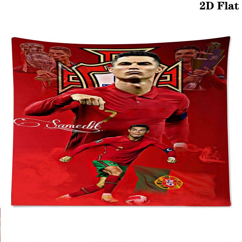 CR7 Wall Tapestry Aesthetic Wall Hanging Printed Fabric Blanket Decorative Tapestries for Bedroom Living Room Home Decor