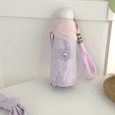 Fashion Ultraviolet Protection Pocket Rain Umbrella Ultralight Folding Sun Umbrella Mini Dual Use Sun Shade Umbrella Summer