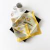 Simulated Silk Silk Scarf Square Scarf Women's Korean Edition Fashion Letter Printed Small Square Scarf Workplace Decoration Scarf