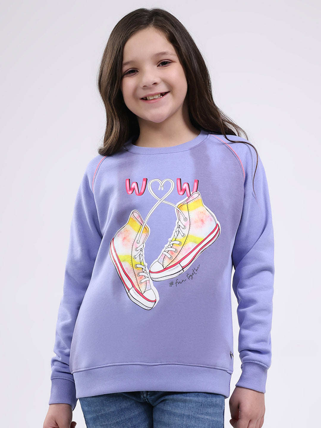 Monte Carlo Girl Regular Fit Lavender Sweatshirt 4-5 Years лавандовый