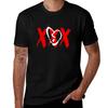 White Broken Heart Xxx Tshirt Active Sports Short Sleeve Cotton Shirt