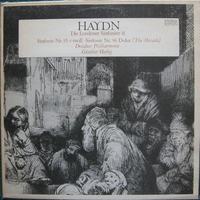 LP Record JOSEPH HAYDN  DRESDNER PHILHARMONI  Die Londoner Sinfonien II 826847 ETERNA 1976 Germany Classical Used