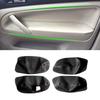 For VW Passat B5 1998 1999 2000 2001 2002 2003 2004 2005 Car Interior Door Handle Armrest Panel Microfiber Leather Cover Trim