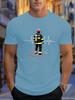 Firefighter Heartbeat Line Graphic Unisexs Short Sleeve T Shirt Fireunisex Hero Crew Neck Casual Daily Outdoor Cotton Tee For Unisex