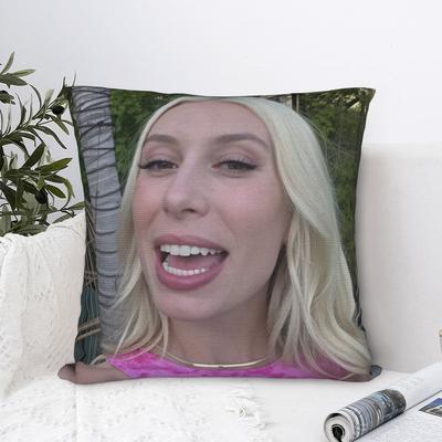 Pretty Girl Kay Lovely Pillow Case Graphic Pillow Cover Morden Pillowcases For Sofa Couch Bed Living Room