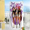 Dance Party Stars Beach Towel Soft Durable Quick-Dry Comfortable Lightweight Suitable for Sports, Travel, Swimming, Yoga, Bathroom, Beach, And Pool