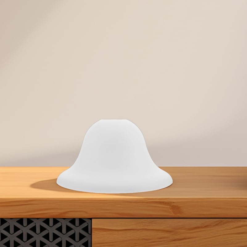 Lamp Shades for Floor Lamps : 2Pcs Plastic Round Mushroom Lampshade Pendant Light Shade for Home Decoration, 7.47X7.47X3.93in (White)