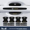 Black Reflective Rhombus Car Door Handle Protector: Anti-collision, Anti-scratch, Wear-resistant Sticker