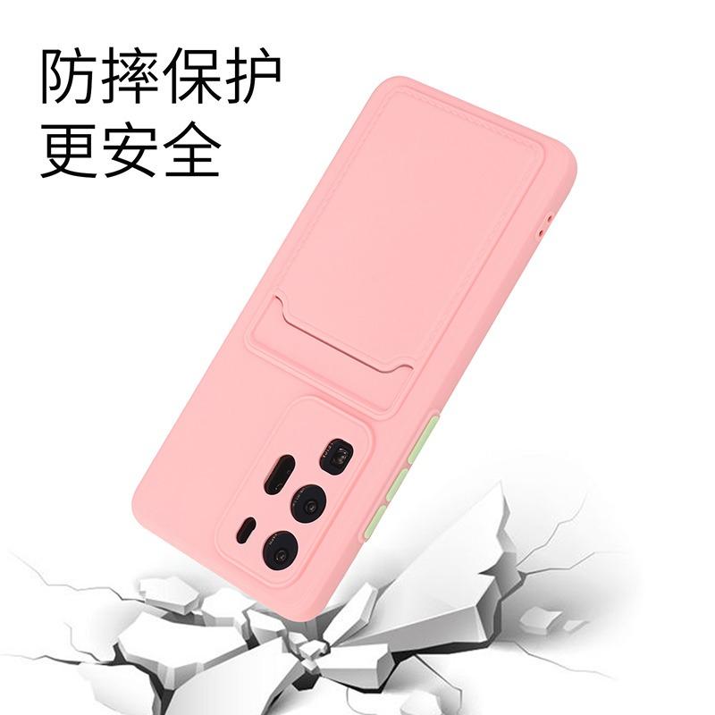For POCO F7 5G Card Slot Wallet Shockproof Silicone Case for Xiaomi POCO F7 Ultra F7Pro Redmi Turbo 4 Pro Matte Soft TPU Cover