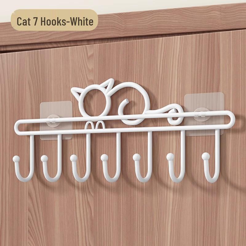 Katze & Wolke Herzförmiger Spurloser Über-Tür-Hakenständer