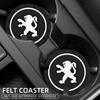 Valve Stem 2Pcs Car Silicone Non-Slip Pad Interior Cup Holder Coaster For Peugeot 5008 408 308 Landtrek L208 2008 3008 Rifter 508