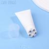 20/50/80100G Silicone Brush/Metal Ball Head Cosmetic Soft Tube Massage Cleasing Cream Bottle Empty Travel Plastic Container