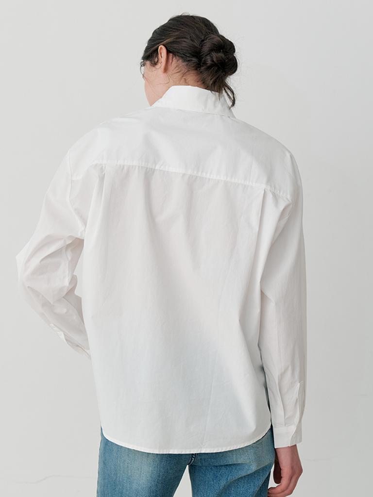 LE STUDIO Soft Basic Shirt (Wh)