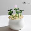 Handmade Glass Blown Cactus Cute Crystal Art Cactus Statue Collection Desk Desktop Simulation Plant Decoration