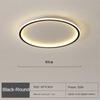 Nordic Minimalist LED Ceiling Light For Bedroom Living Room Aisle Study Room Balcony Circular Remote Control Lighting Chandelier