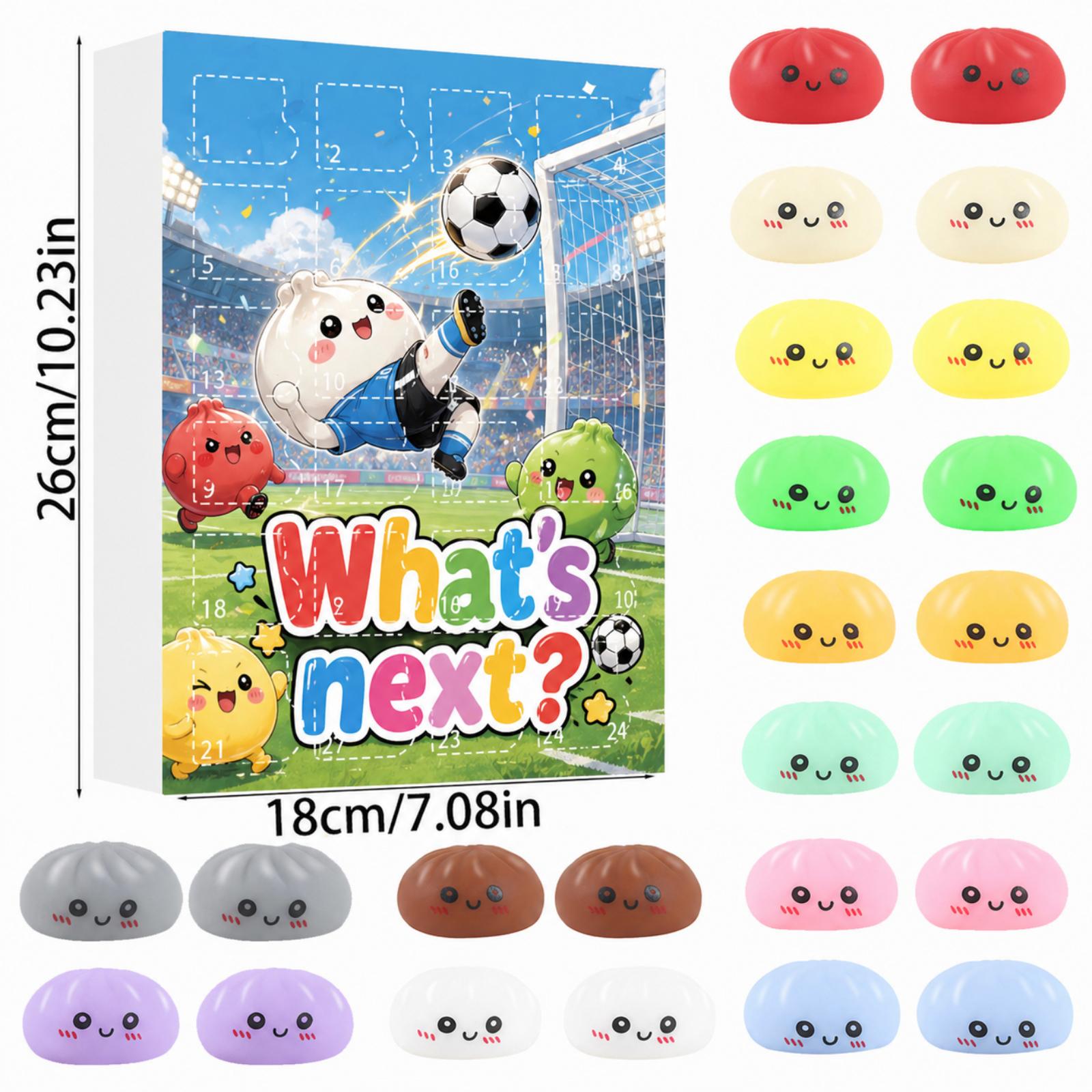 

24pcs Squishy Toy Blind Box Set Soft Slow Rising Stress Relief Squeeze Toy Collection for Kids and Adults One Size