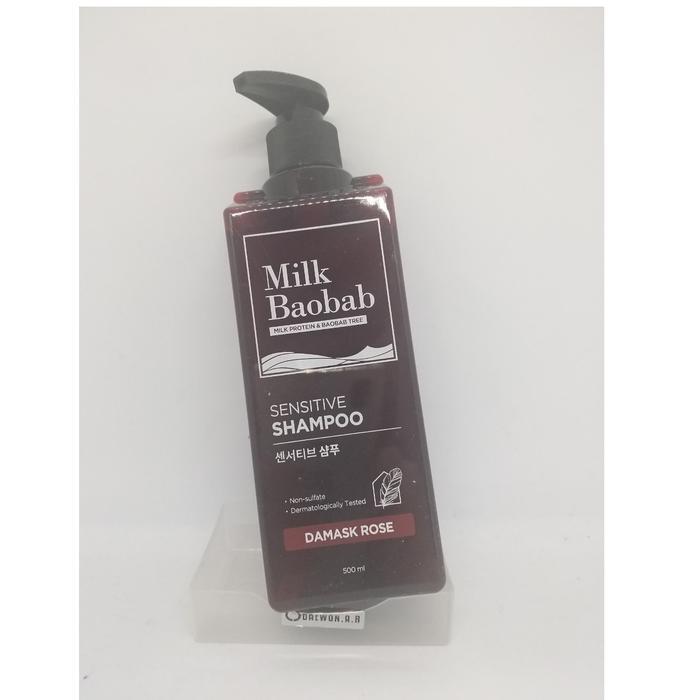 [Milk Baobab] Milk Baobab Sensitive Shampoo Damask Rose 500mlx1 K Beauty Hair Care (44255402)