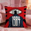 Nineteen FightyFour Cushion Cover Premium Comfort Reversible Pillow Cove Two In One Design For Any Room  Car Interior