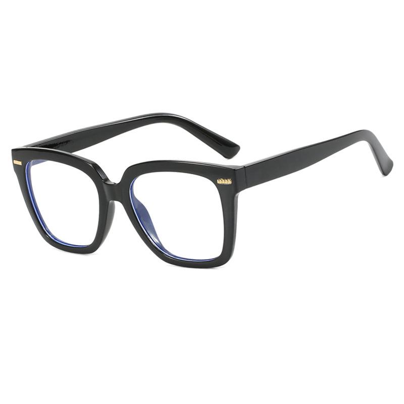 New Rainbow Candy Colored Square Oversized Photochromic Reading Glasses Women Anti Blue Ray Hyperopia Prescription Eyewear
