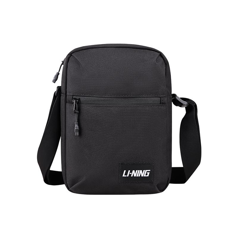 

Новая полиэстеровая наплечная сумка LiNing Мужская Стандартная Черная YBDV041-3 16.5*7.1*22.1CM