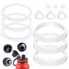 12 Replacement Water Bottle Gaskets for Thermoflask 24oz, 32oz, 40oz, Straw Lid, Chug Cap, Vent Hole, Silicone Seals