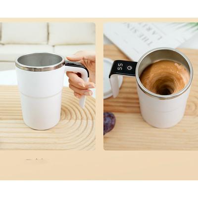 Intelligent Temperature Measurement Magnetic Automatic Stirring Cup Electric Portable Coffee Cup Milkshake Cup Fitness Protein Shake Powder Cup