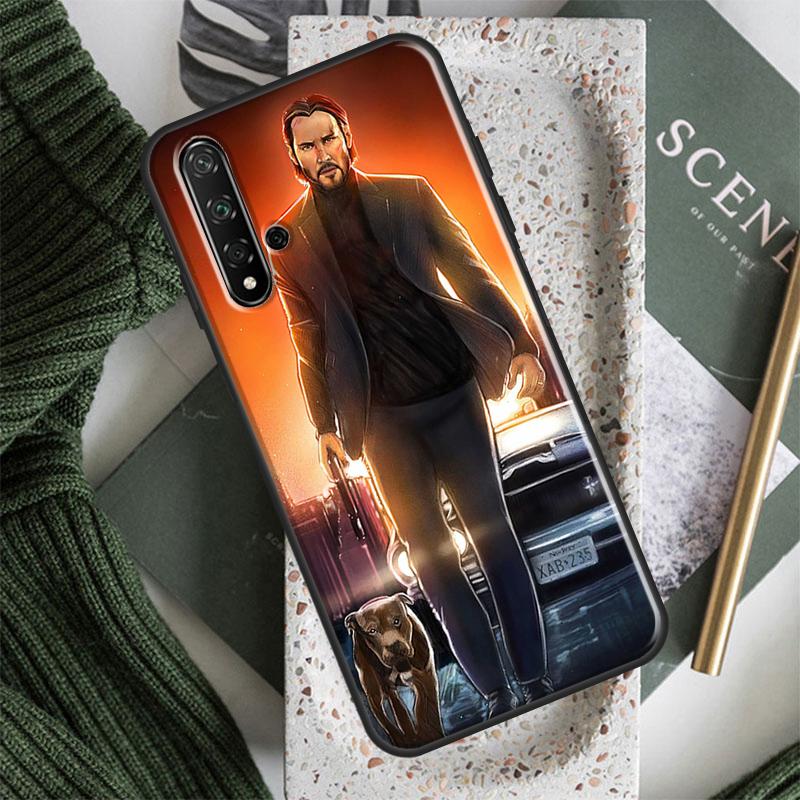John Wick Keanu Reeves For Huawei Nova 12s 7i 8i 11i 12i 9 10 SE Y91 Y90 Y60 Y70 Y72 Y61 P30 P40 Lite P60 Pro Case