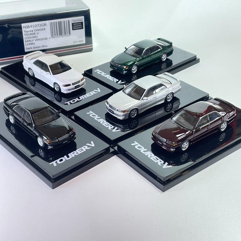 HJ 1:64 Toyota Sports Car 6th Generation JZX100 Chaser Simulation Alloy Car Model Collection Ornament Boy Toy