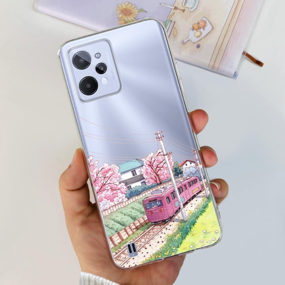 For Realme C31 Case RMX3501 New Fashion Painted Cover Soft Slim Phone Case For Realme C31 C 31 RealmeC31 Back Cover Fundas Coque
